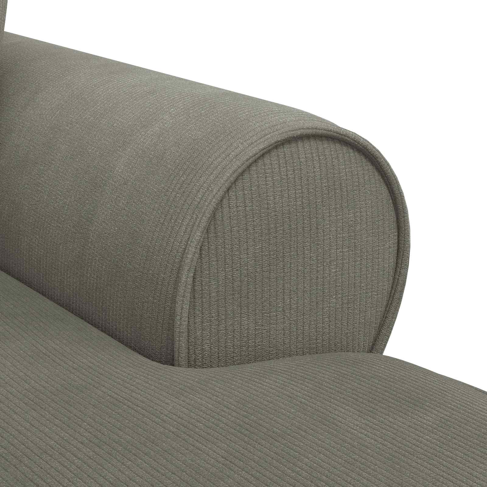 Chaise lounge avec jupe avec coussin 3 pcs Gris clair - XIOS