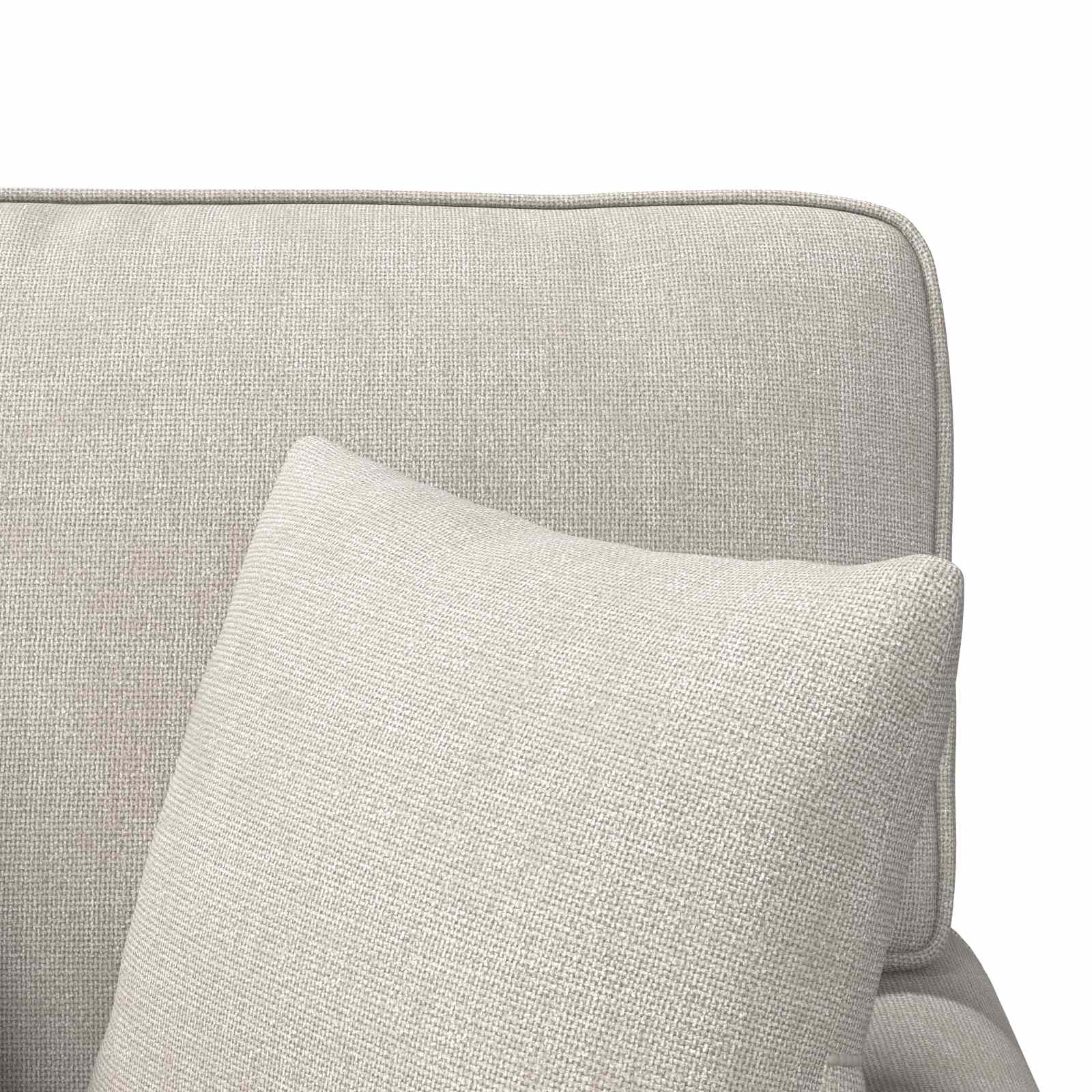 Chaise lounge avec jupe Crème 157 x 91 x 91 cm ARES - XIOS