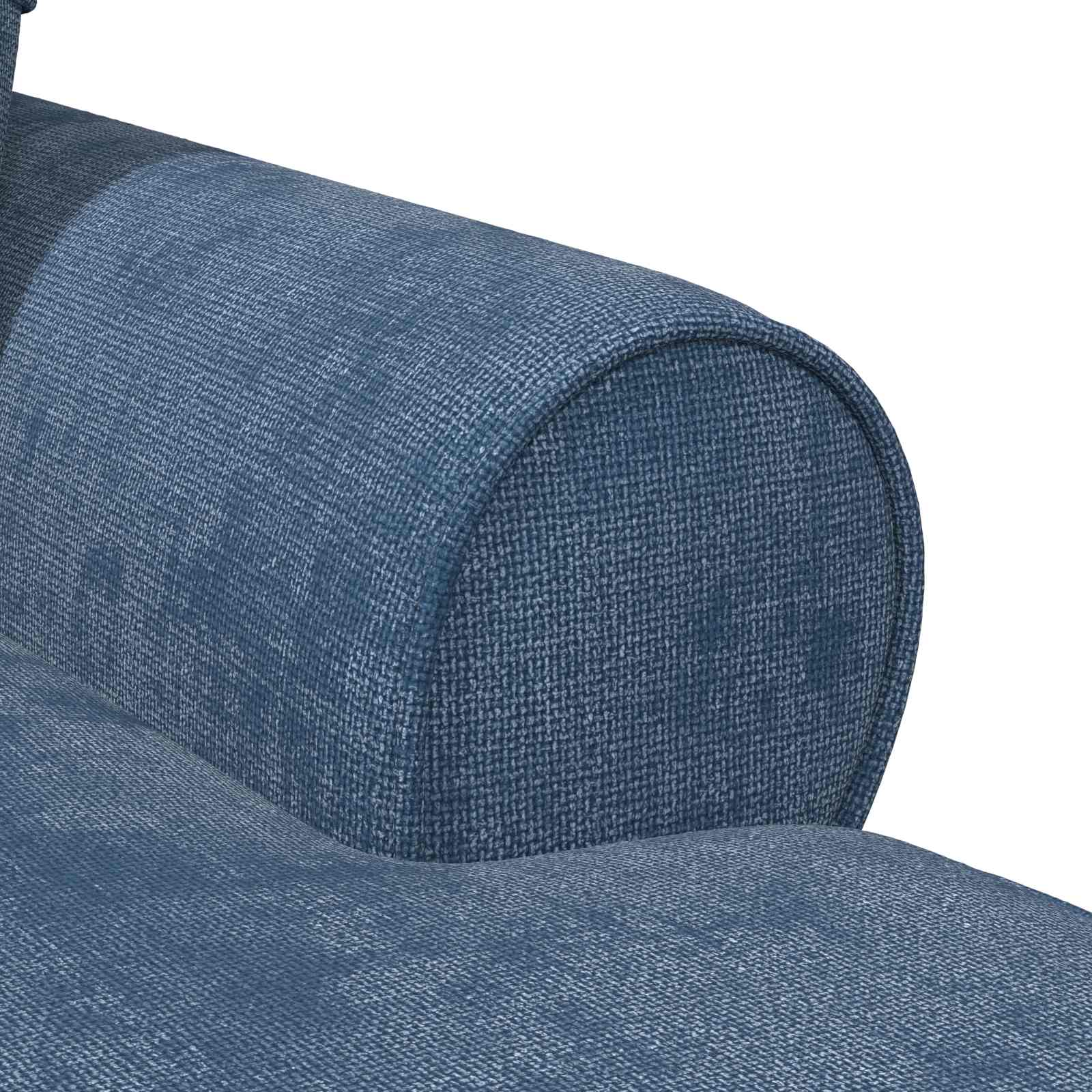 Chaise lounge avec jupe avec coussin Bleu 157 x 91 x 91 cm ARES - XIOS