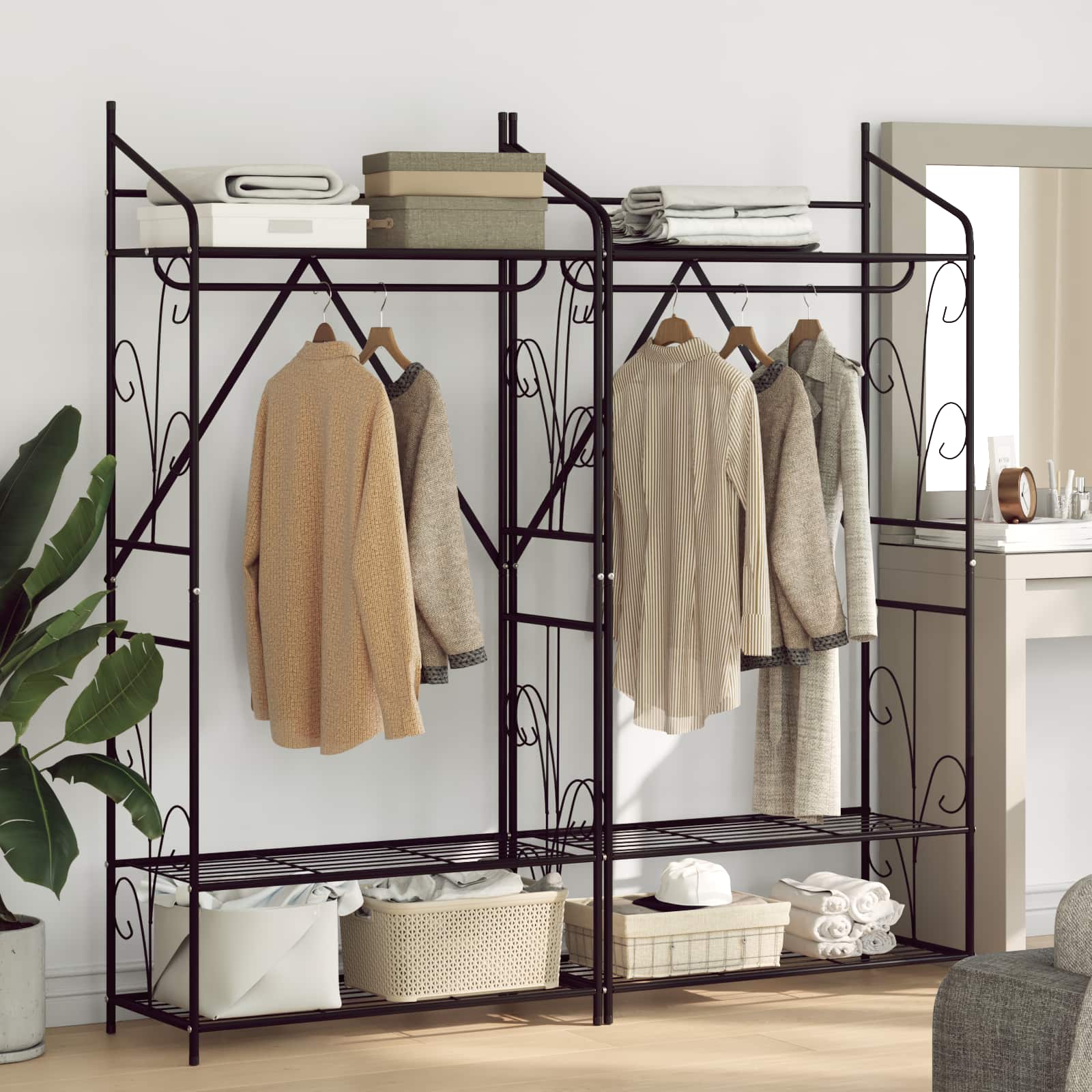 Armoire Ouverte Uni 2 pcs 78 x 36 x 158 cm - XIOS