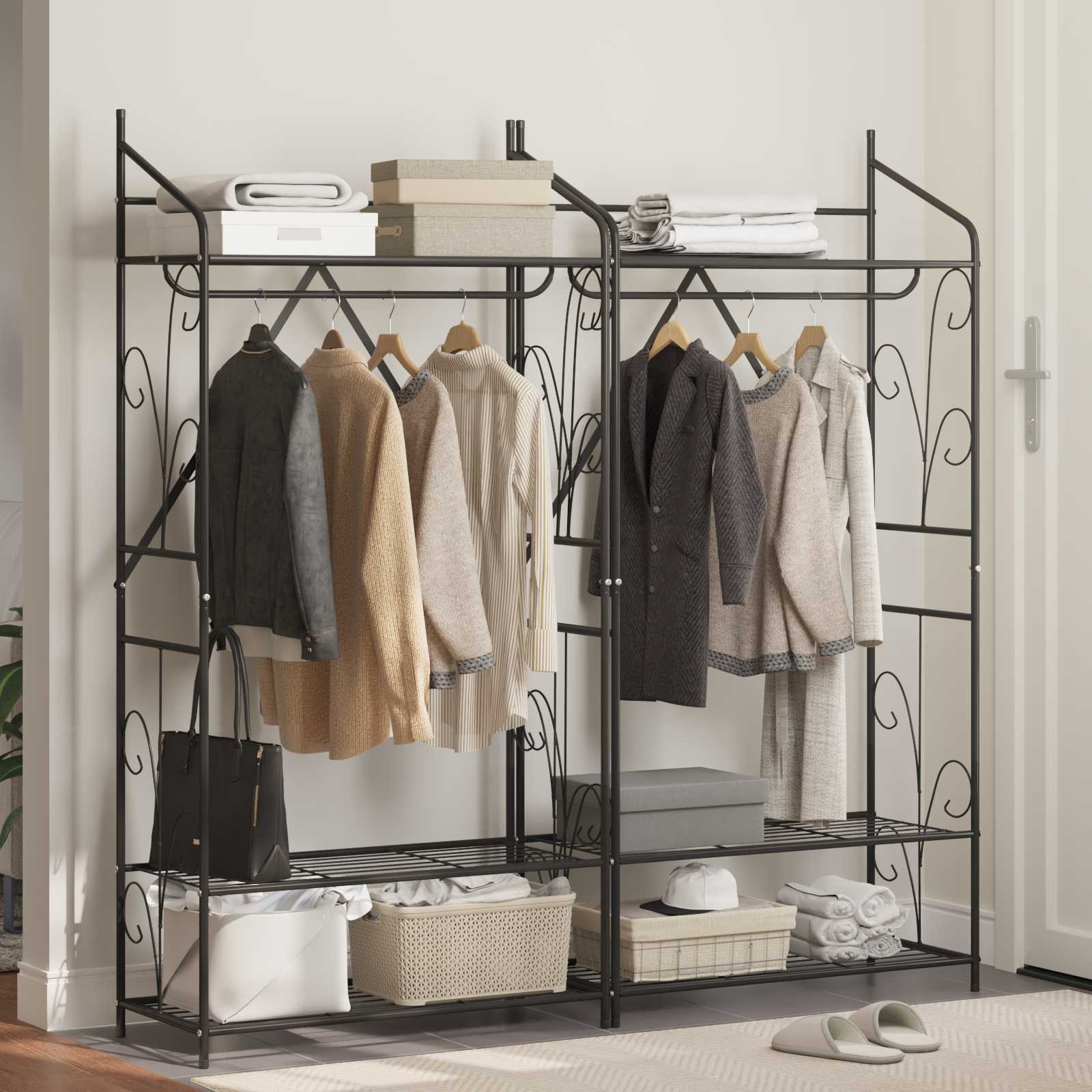 Armoire Ouverte Uni 2 pcs 78 x 36 x 158 cm - XIOS