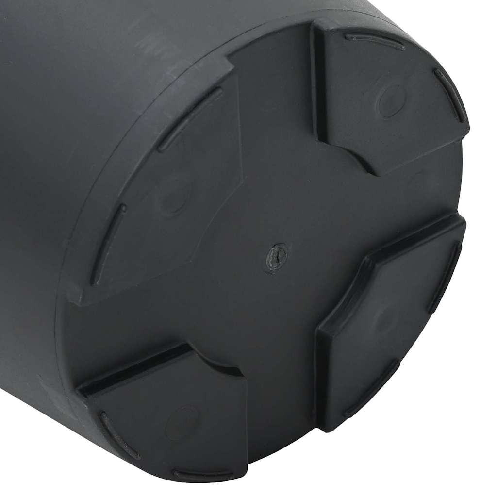 Pots de plantes 6 pcs Noir Ø 19 x 16 cm Plastique - XIOS
