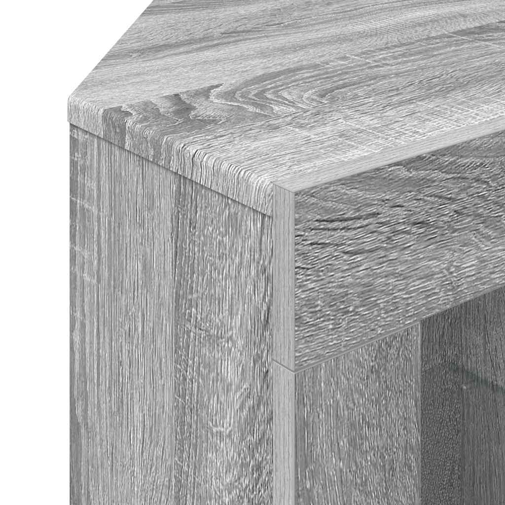 Meuble TV LED d'Angle Gris Sonoma 105 x 40 x 68 cm - XIOS