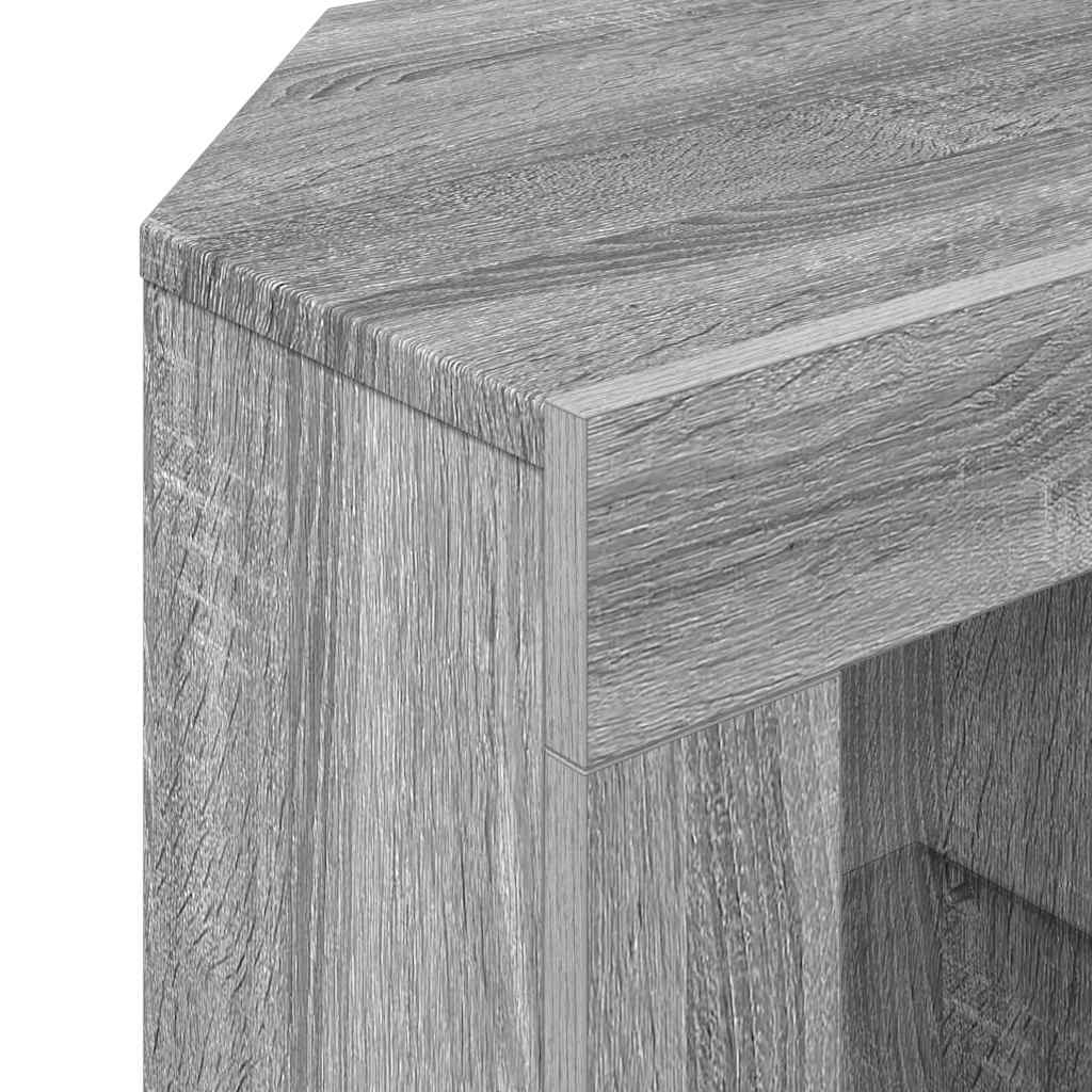 Meuble TV LED d'Angle Gris Sonoma 105 x 40 x 68 cm - XIOS