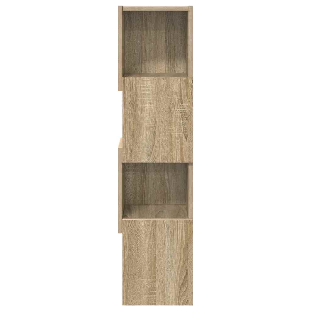 Meuble d'angle 25,5x25x102cm Bois d'ingénierie Chêne Sonoma - XIOS