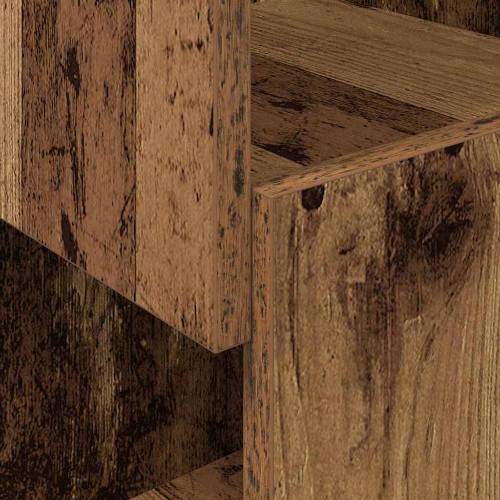 Meuble d'angle Bois ancien 25,5x25x102cm Bois d'ingénierie - XIOS
