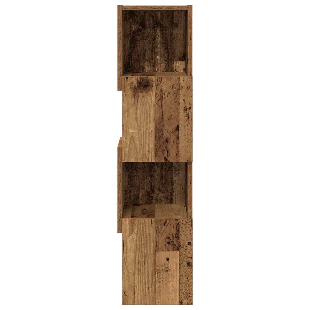 Meuble d'angle Bois ancien 25,5x25x102cm Bois d'ingénierie - XIOS