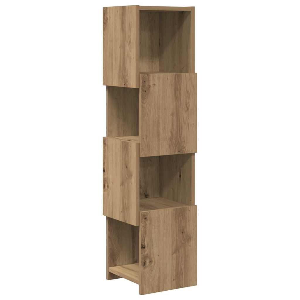Meuble d'angle 25,5x25x102cm Bois d'ingénierie Chêne artisanal - XIOS