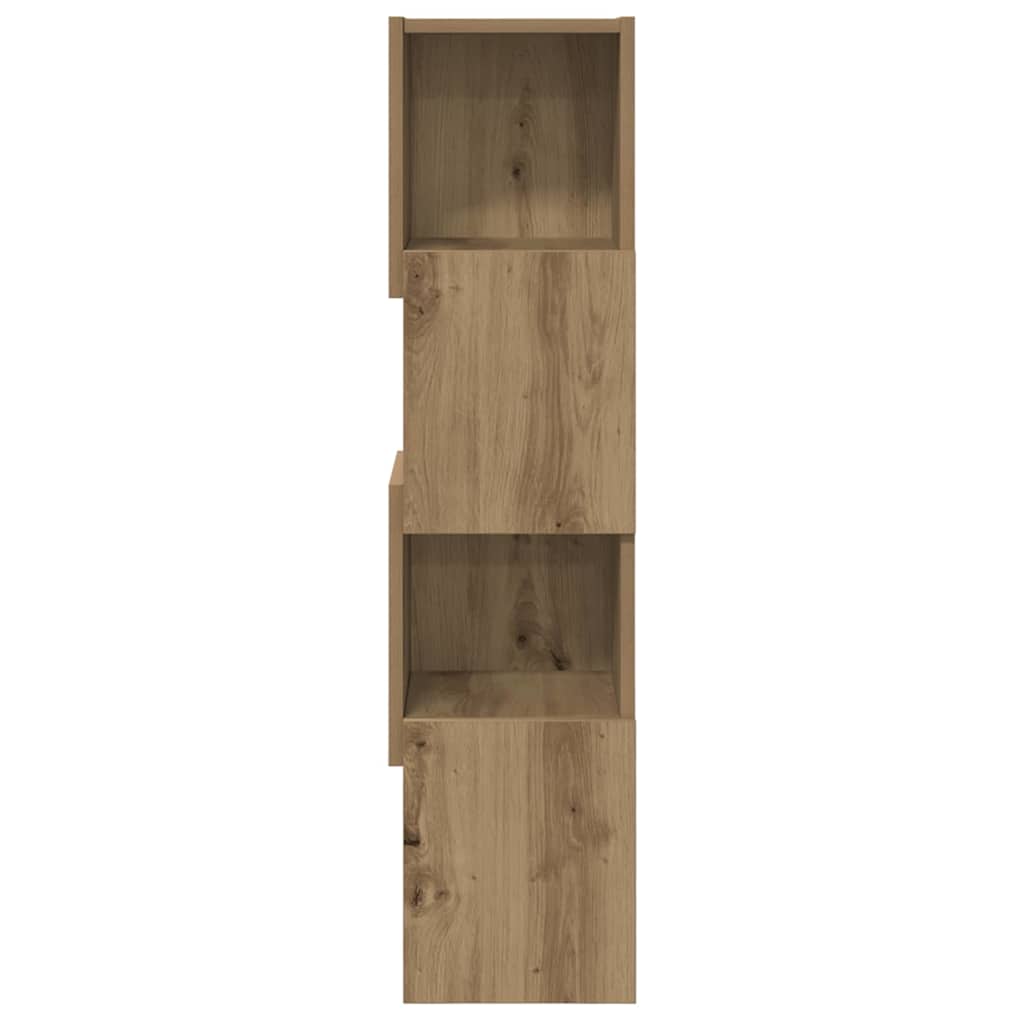 Meuble d'angle 25,5x25x102cm Bois d'ingénierie Chêne artisanal - XIOS