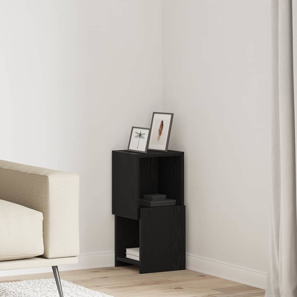 Meuble d'angle Blanc 25,5x25x55cm Bois d'ingénierie - XIOS