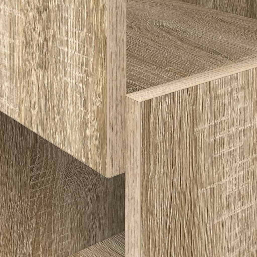 Meuble d'angle Blanc 25,5x25x55cm Bois d'ingénierie - XIOS