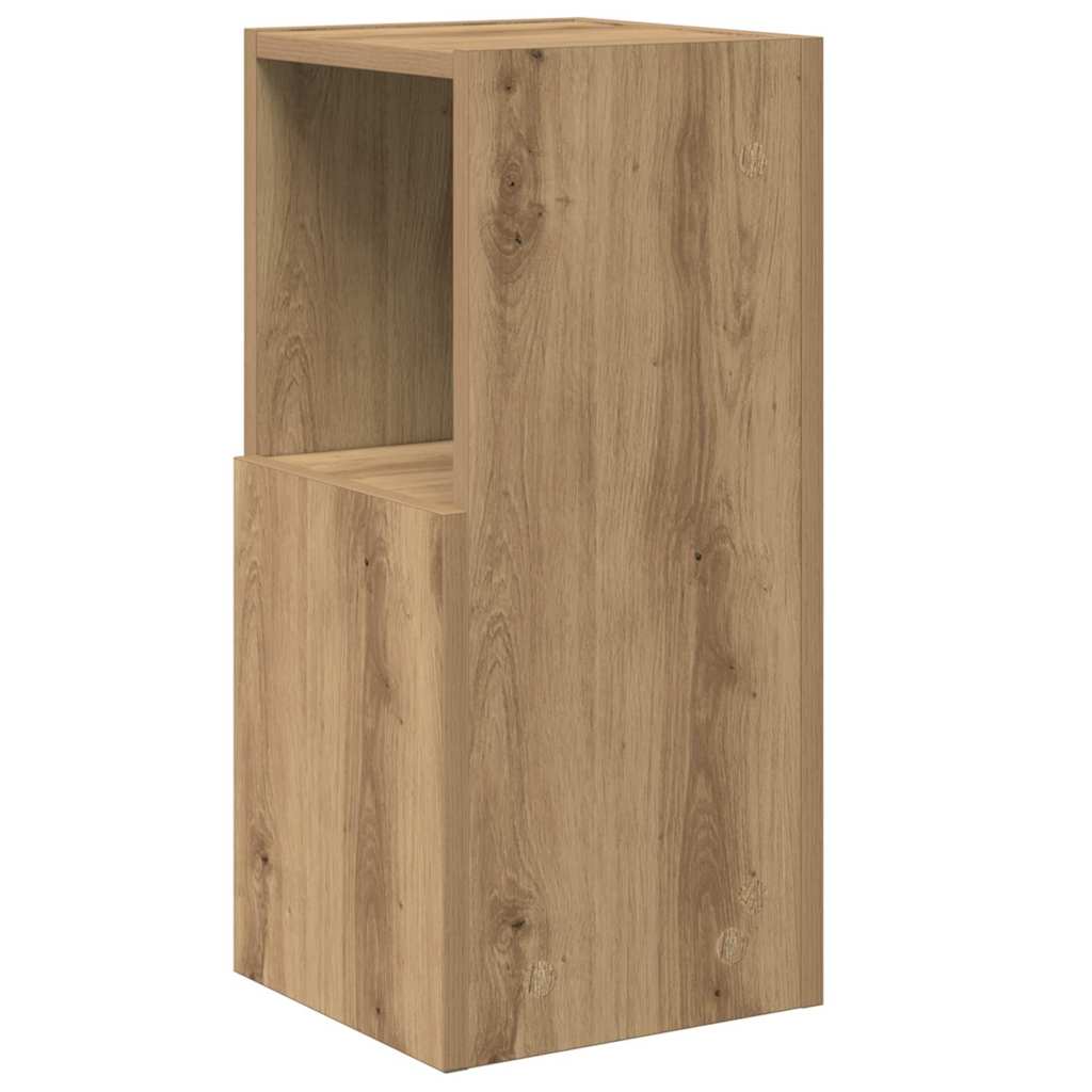 Meuble d'angle Blanc 25,5x25x55cm Bois d'ingénierie - XIOS