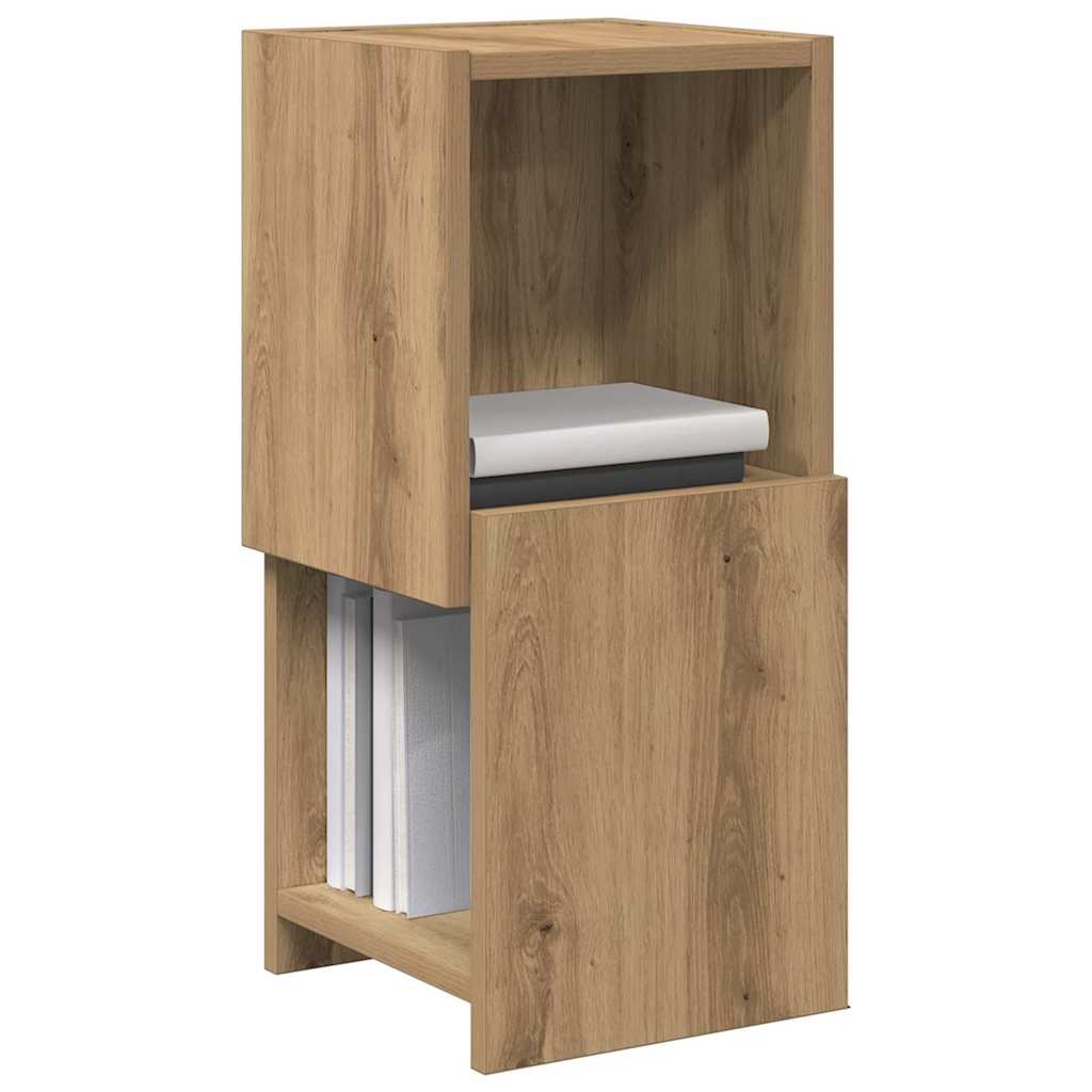 Meuble d'angle Blanc 25,5x25x55cm Bois d'ingénierie - XIOS