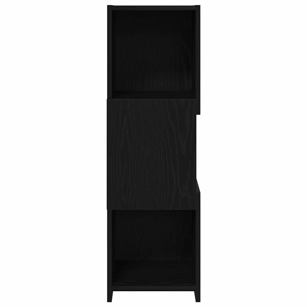 Meuble d'angle 30,5x30x95cm Bois d'ingénierie Chêne noir - XIOS