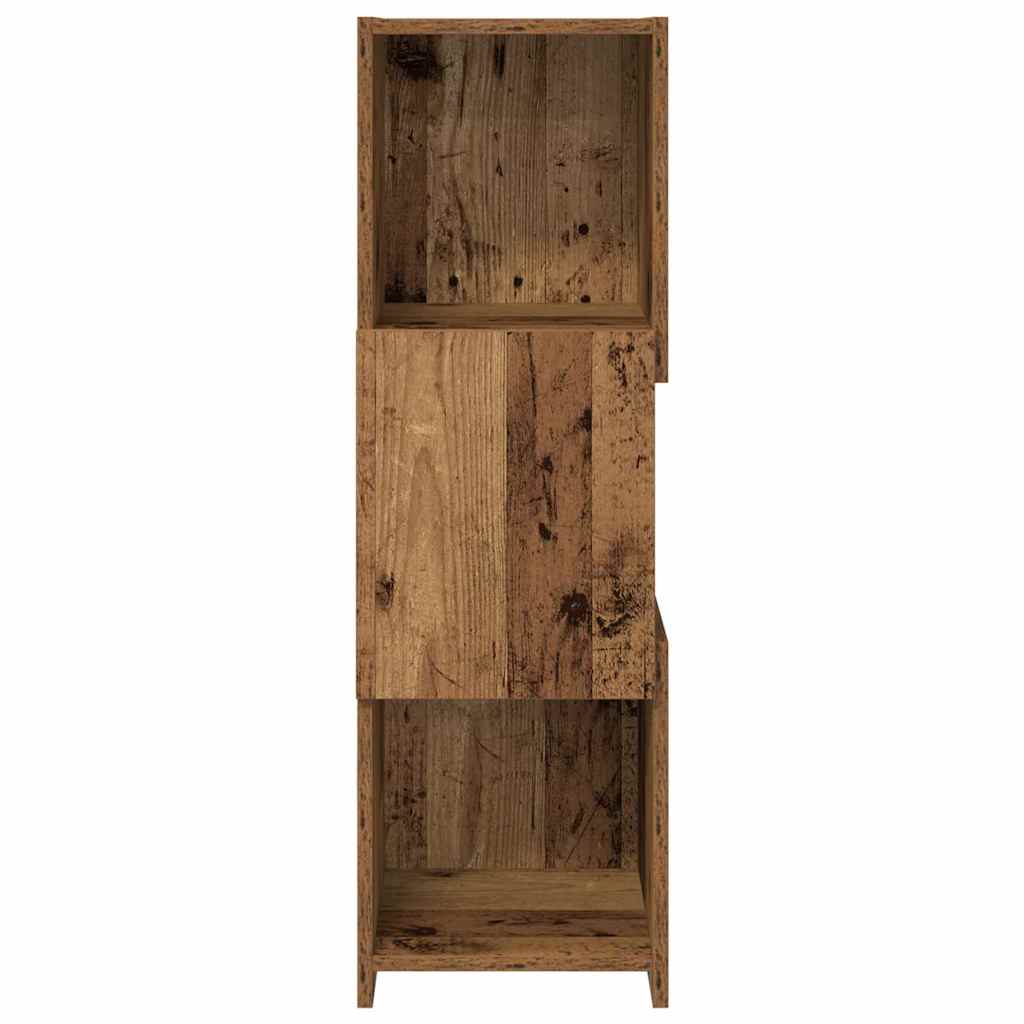 Meuble d'angle 30,5x30x95cm Bois d'ingénierie Bois ancien - XIOS