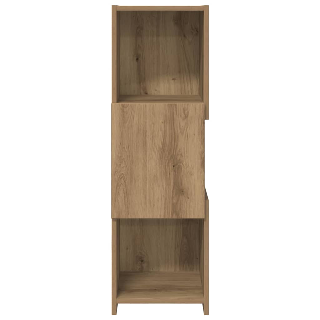 Meuble d'angle 30,5x30x95cm Bois d'ingénierie Chêne artisanal - XIOS