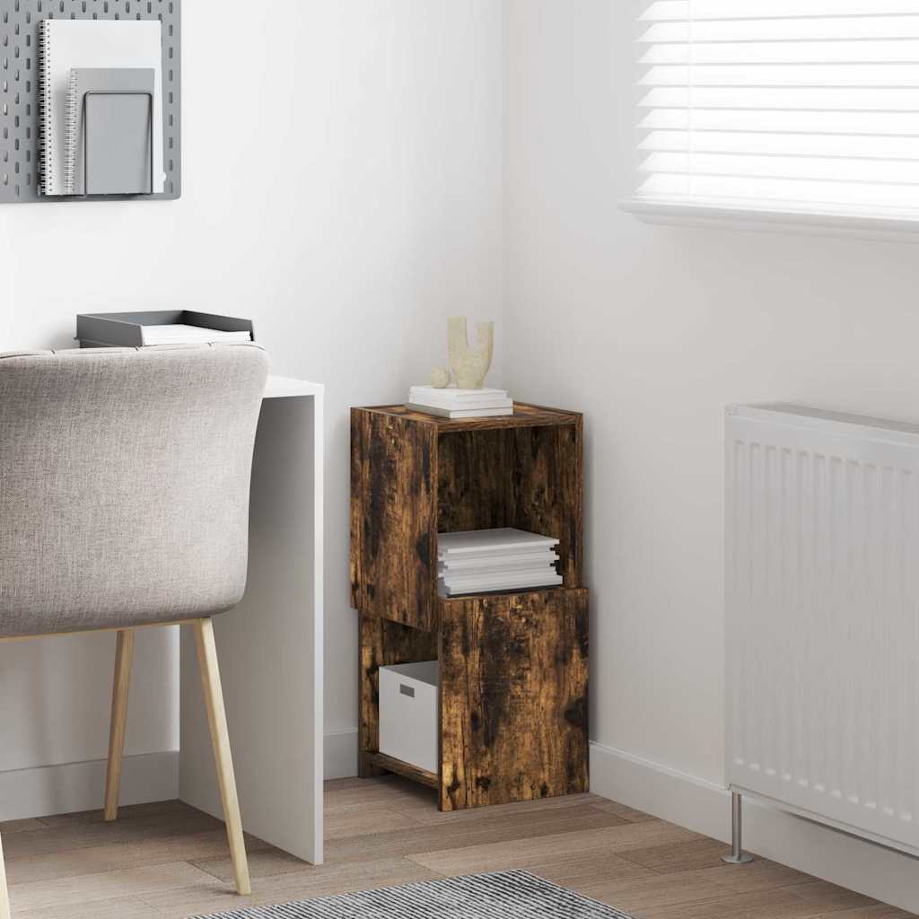 Meuble d'angle Blanc 30,5x30x65cm Bois d'ingénierie - XIOS