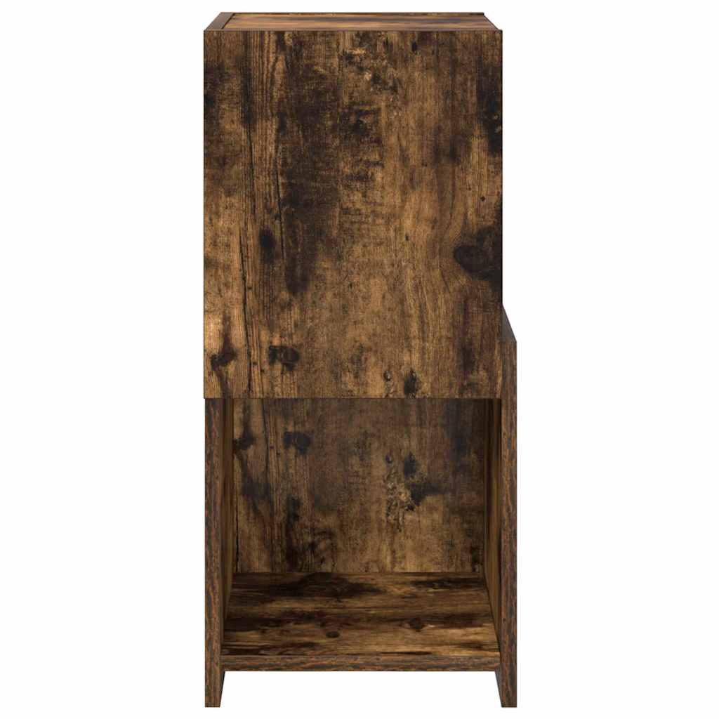 Meuble d'angle Blanc 30,5x30x65cm Bois d'ingénierie - XIOS