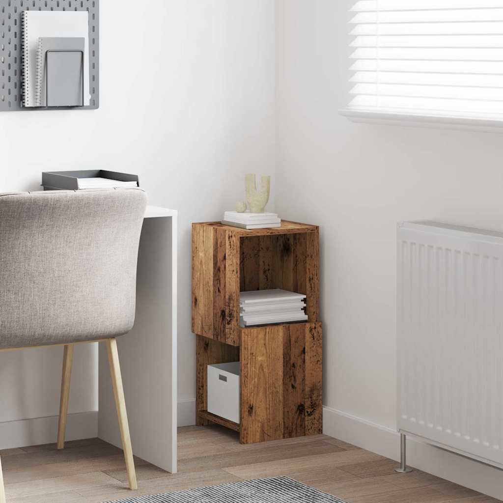 Meuble d'angle Blanc 30,5x30x65cm Bois d'ingénierie - XIOS