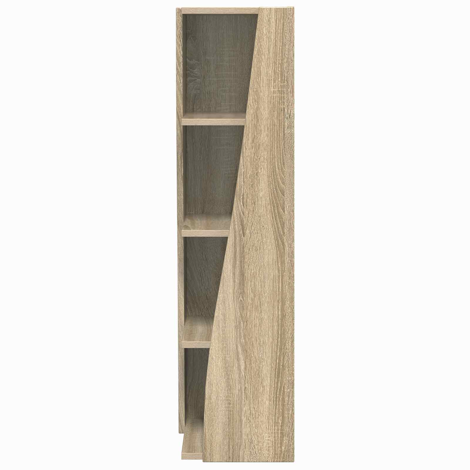 Meuble d'angle Chêne Sonoma 27,5x27x102cm Bois d'ingénierie