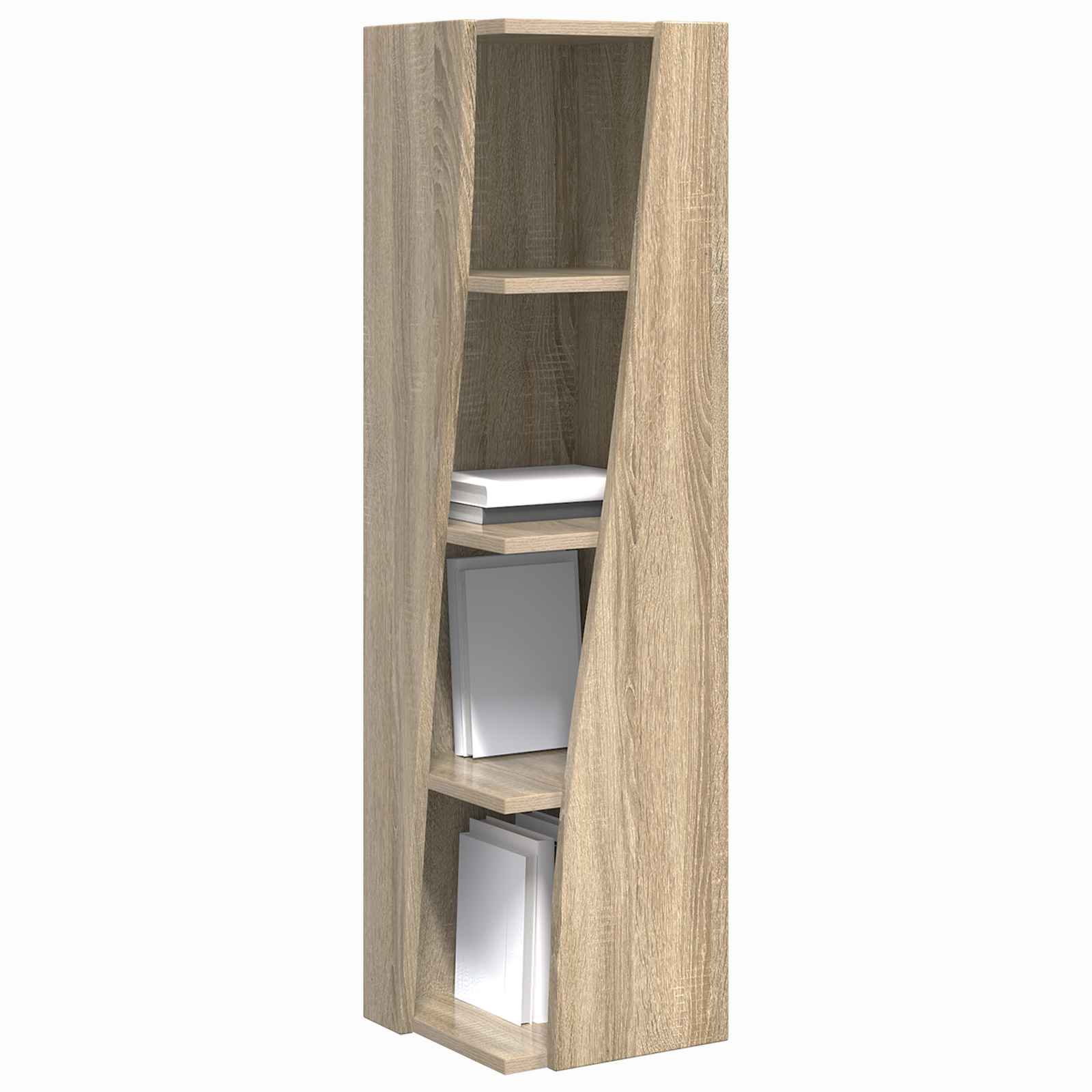 Meuble d'angle Chêne Sonoma 27,5x27x102cm Bois d'ingénierie