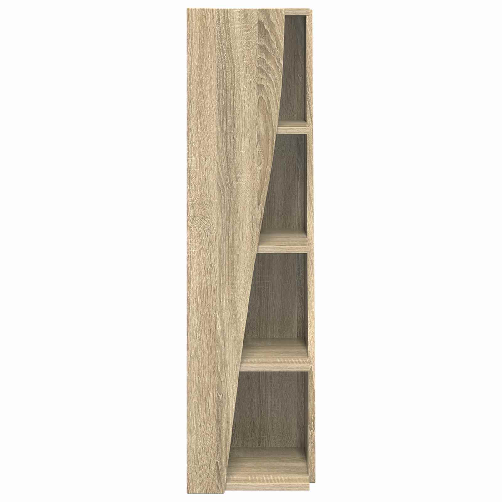 Meuble d'angle Chêne Sonoma 27,5x27x102cm Bois d'ingénierie