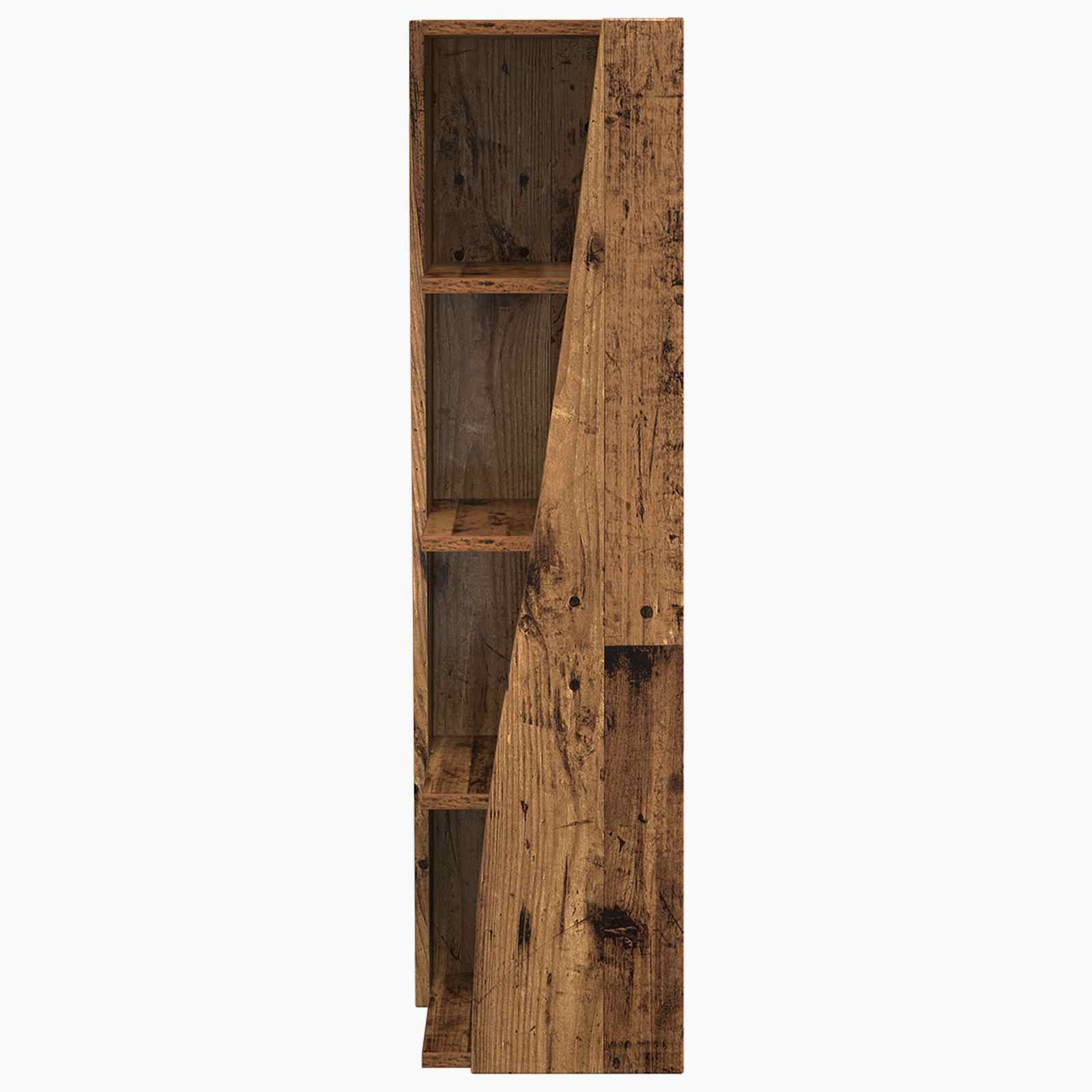 Meuble d'angle Bois ancien 27,5x27x102cm Bois d'ingénierie