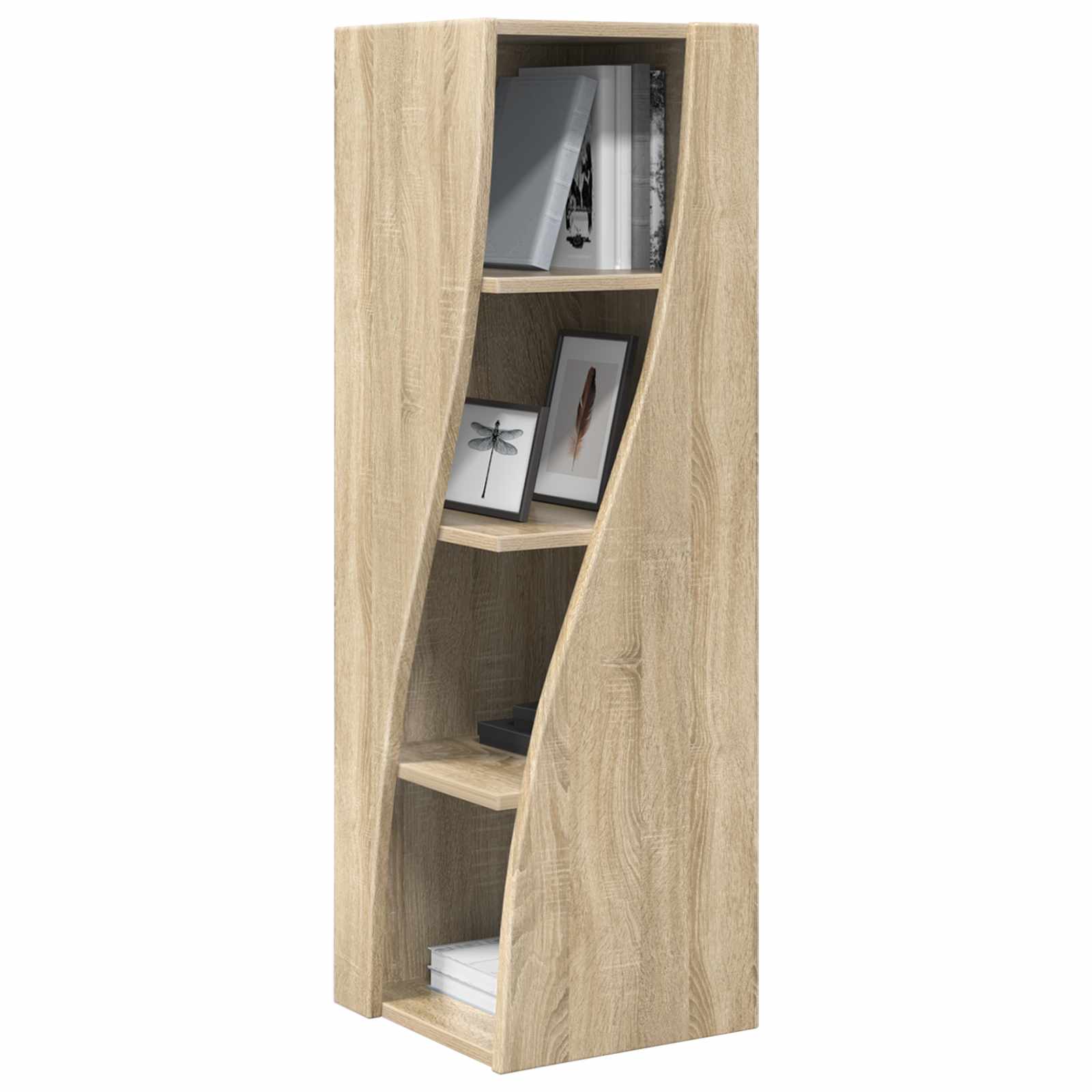 Meuble d'angle Chêne Sonoma 32x32x102cm Bois d'ingénierie