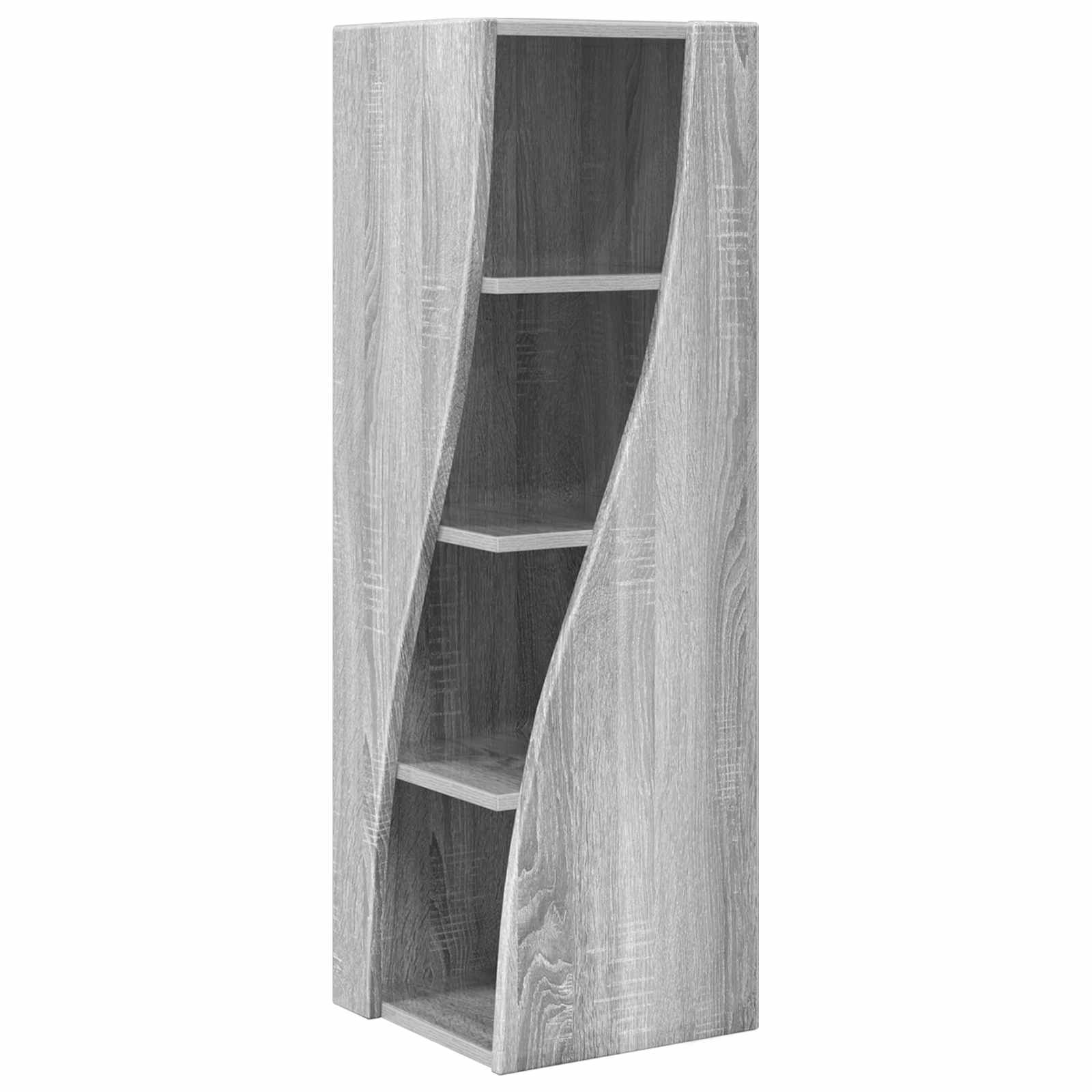 Meuble d'angle Gris Sonoma 32x32x102cm Bois d'ingénierie