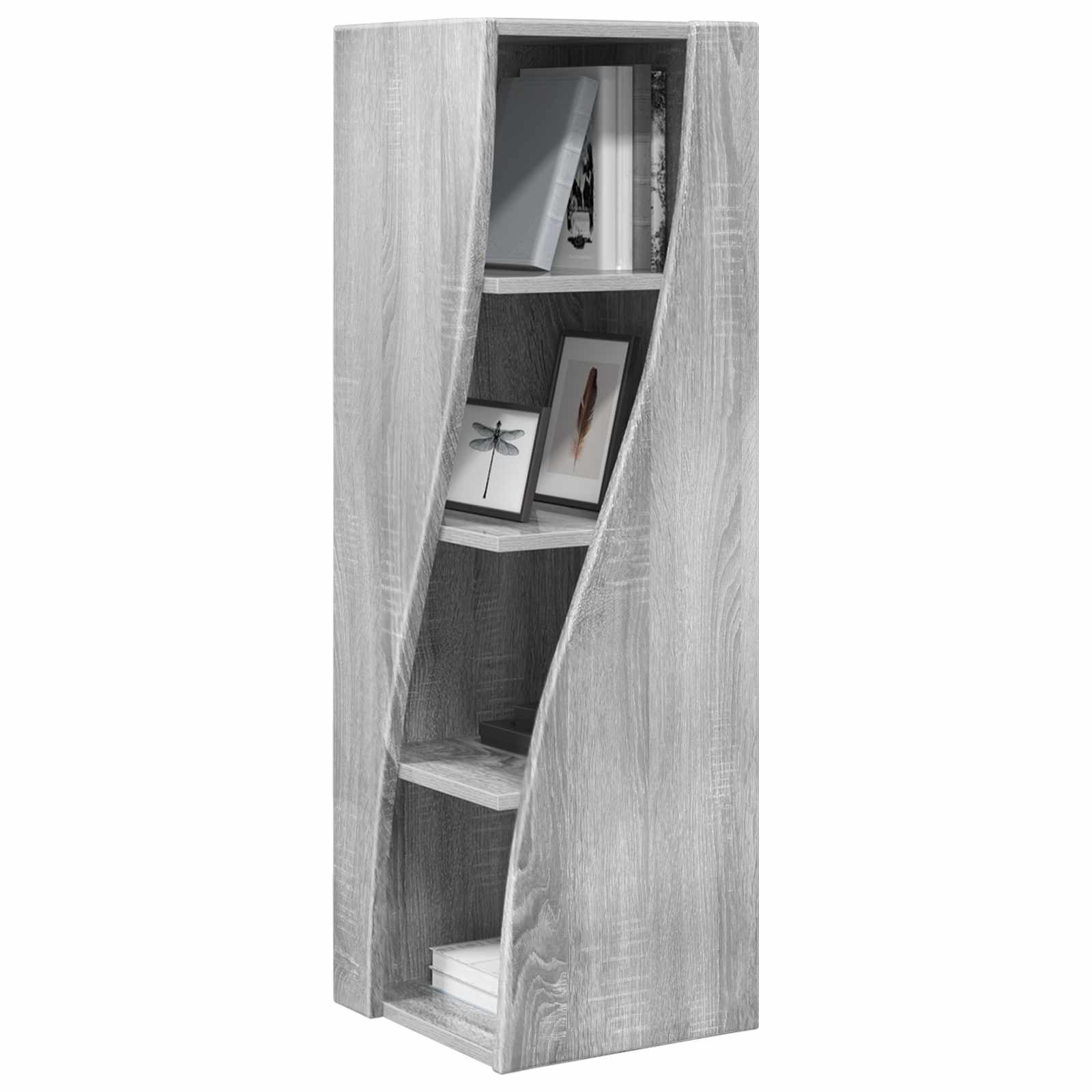 Meuble d'angle Gris Sonoma 32x32x102cm Bois d'ingénierie