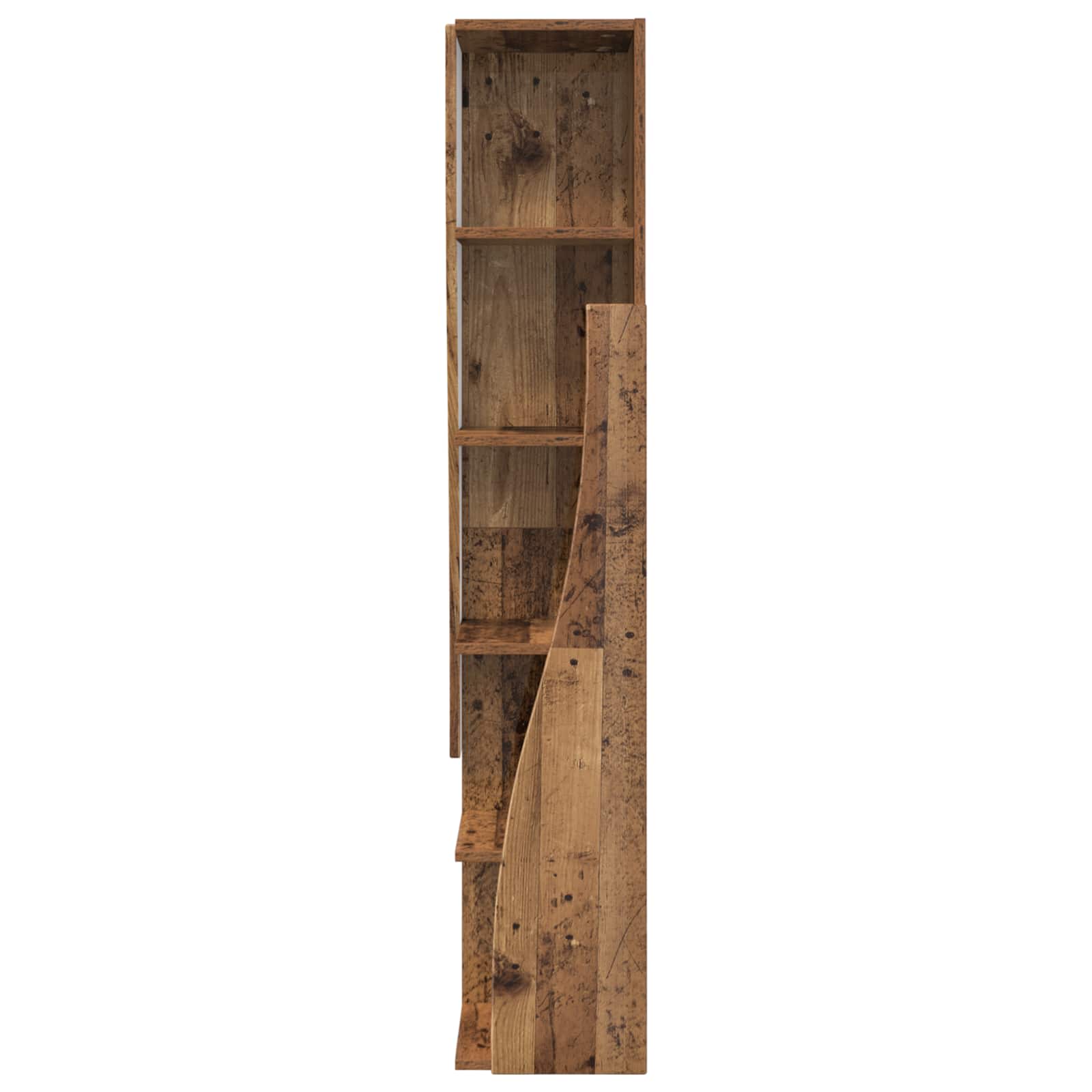 Meuble d'angle 27,5x27x140cm Bois d'ingénierie Bois ancien - XIOS