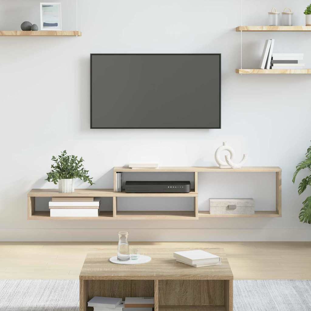 SupportmuralpourTV 150x25x28,5cm Bois d'ingénierie - XIOS