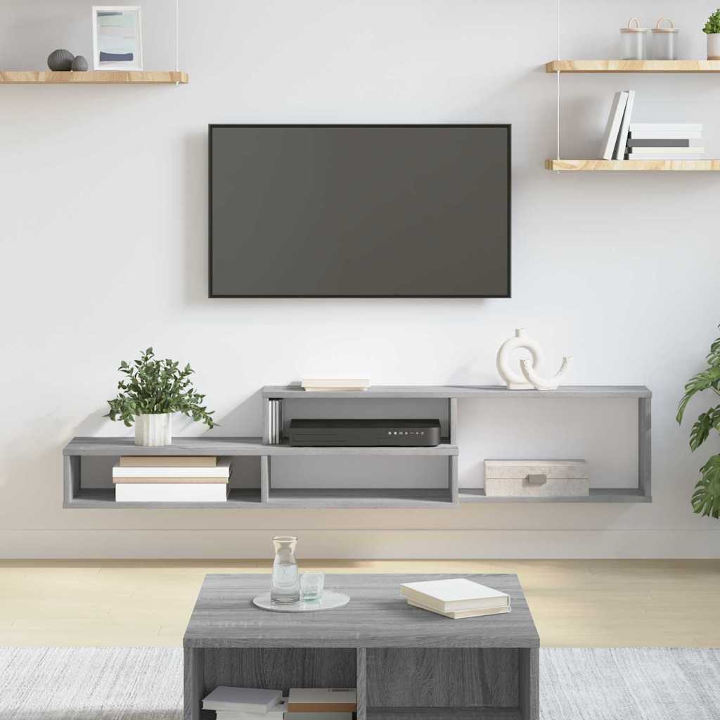SupportmuralpourTV 150x25x28,5cm Bois d'ingénierie - XIOS