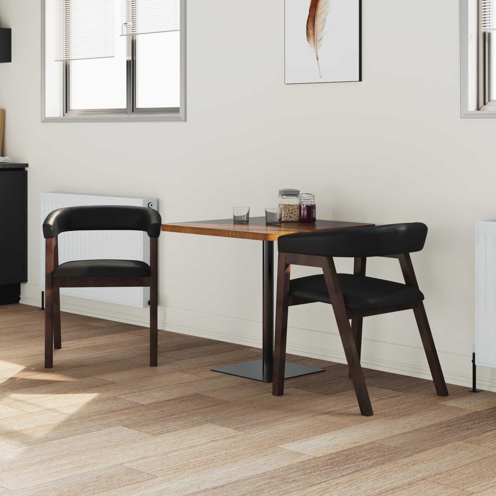 Chaises de salle à manger 2 pcs Marron Clair 54 x 57 x 73 cm - XIOS
