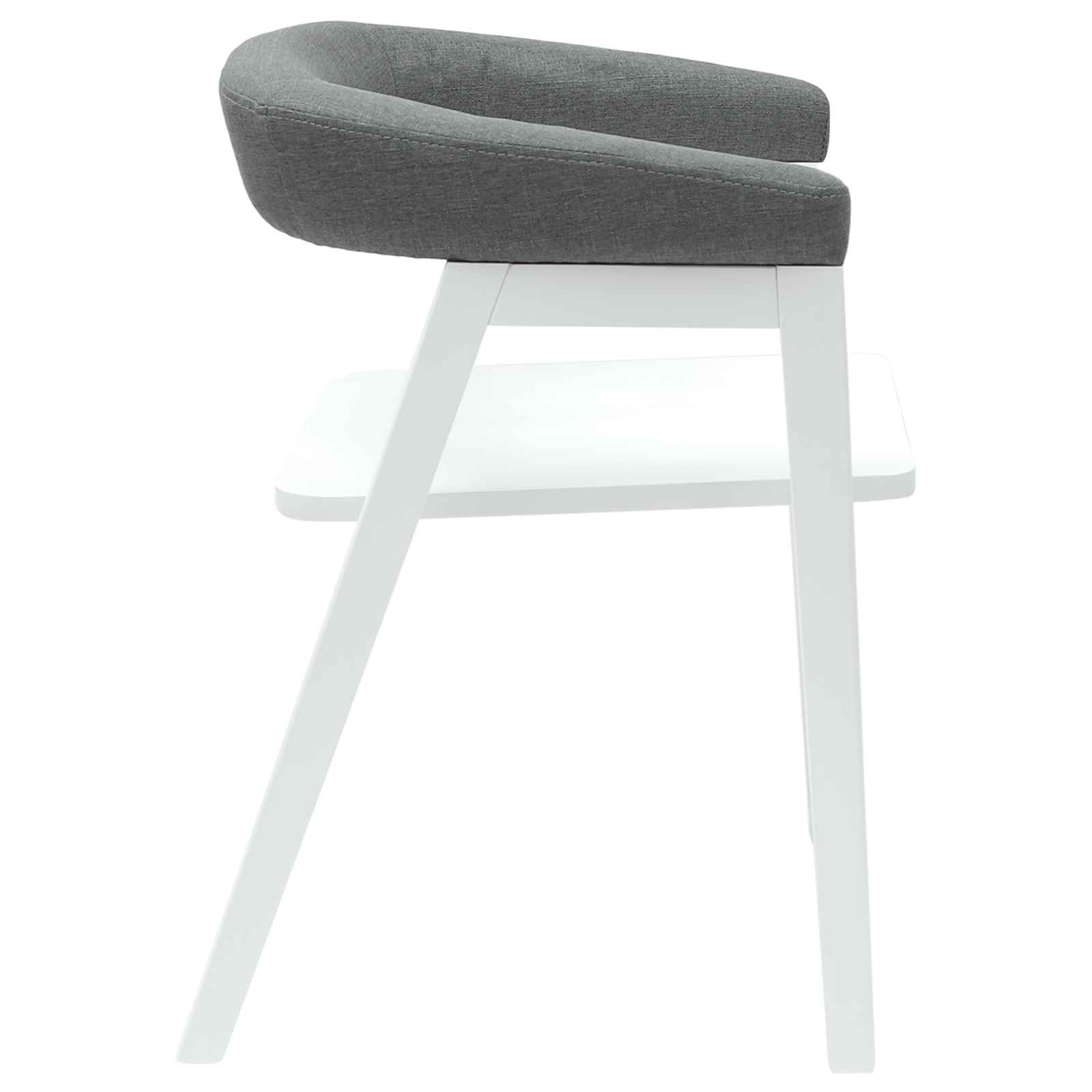 Chaises de salle à manger 2 pcs Blanc 54 x 57 x 73 cm - XIOS