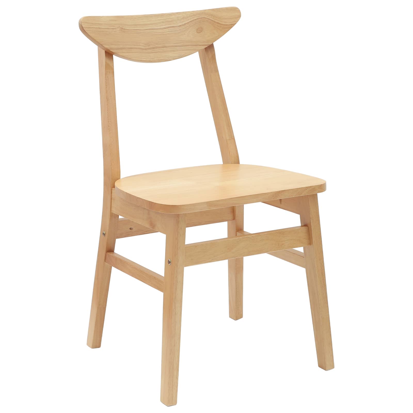 Chaises de salle à manger 2 pcs Naturel 42 x 47.5 x 81 cm - XIOS