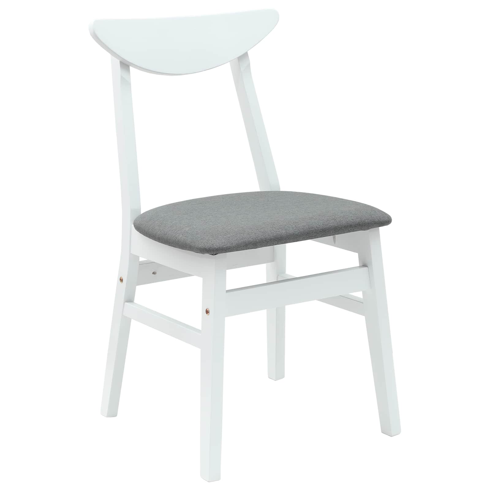 Chaises de salle à manger 2 pcs Blanc 42 x 47.5 x 81 cm - XIOS
