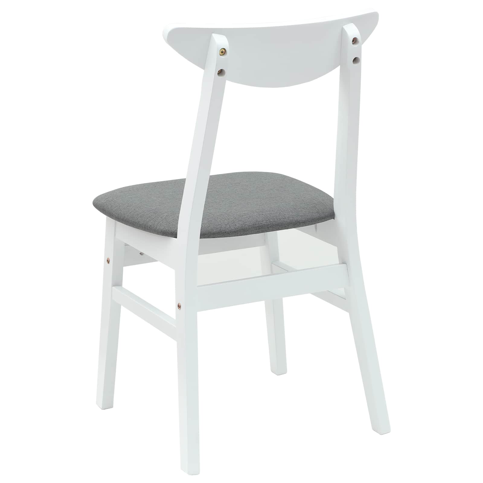 Chaises de salle à manger 2 pcs Blanc 42 x 47.5 x 81 cm - XIOS