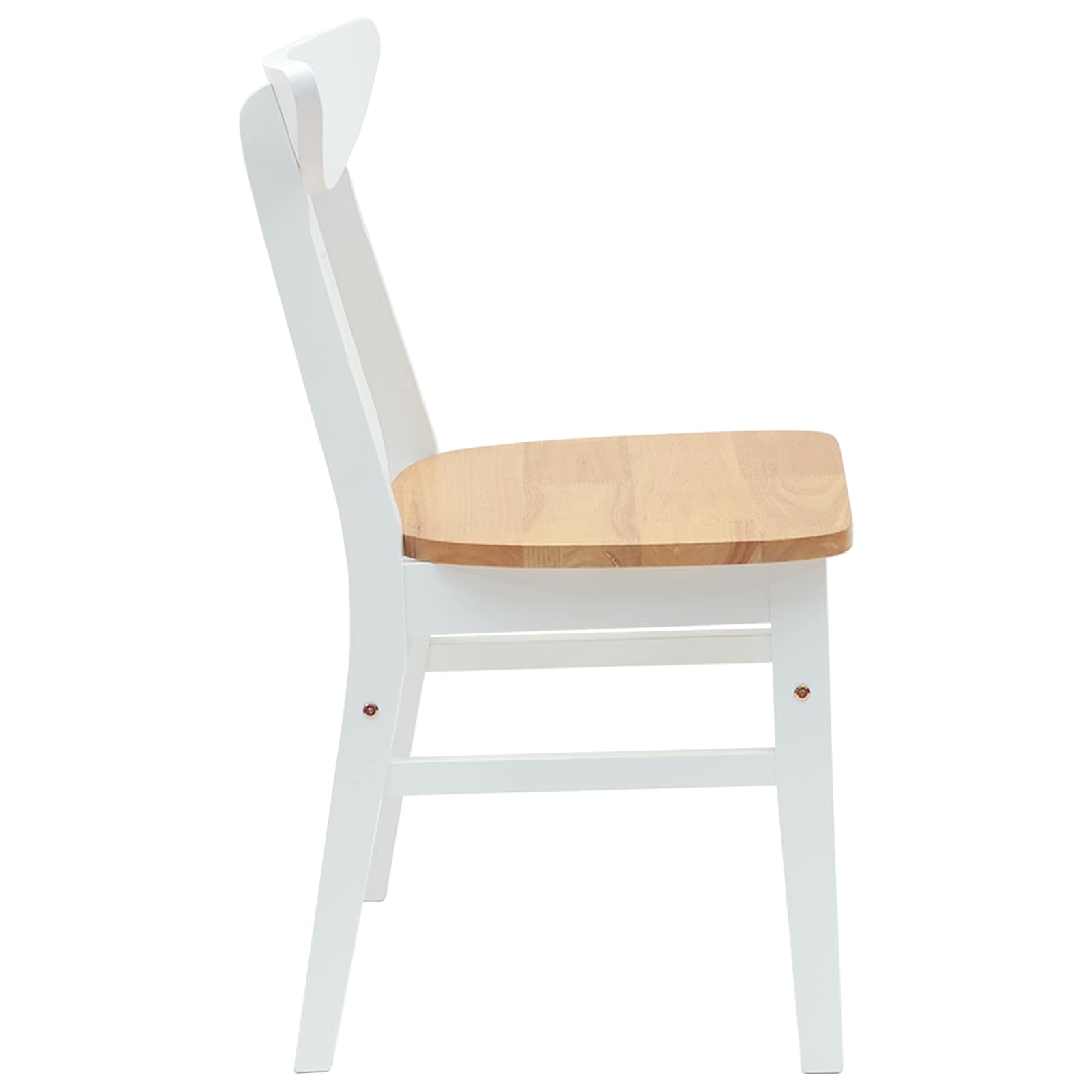 Chaises de salle à manger 2 pcs Blanc 42 x 47.5 x 81 cm - XIOS