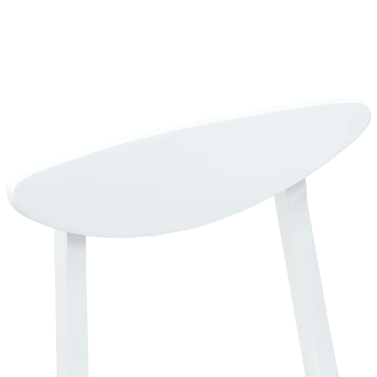 Chaises de salle à manger 2 pcs Blanc 42 x 47.5 x 81 cm - XIOS
