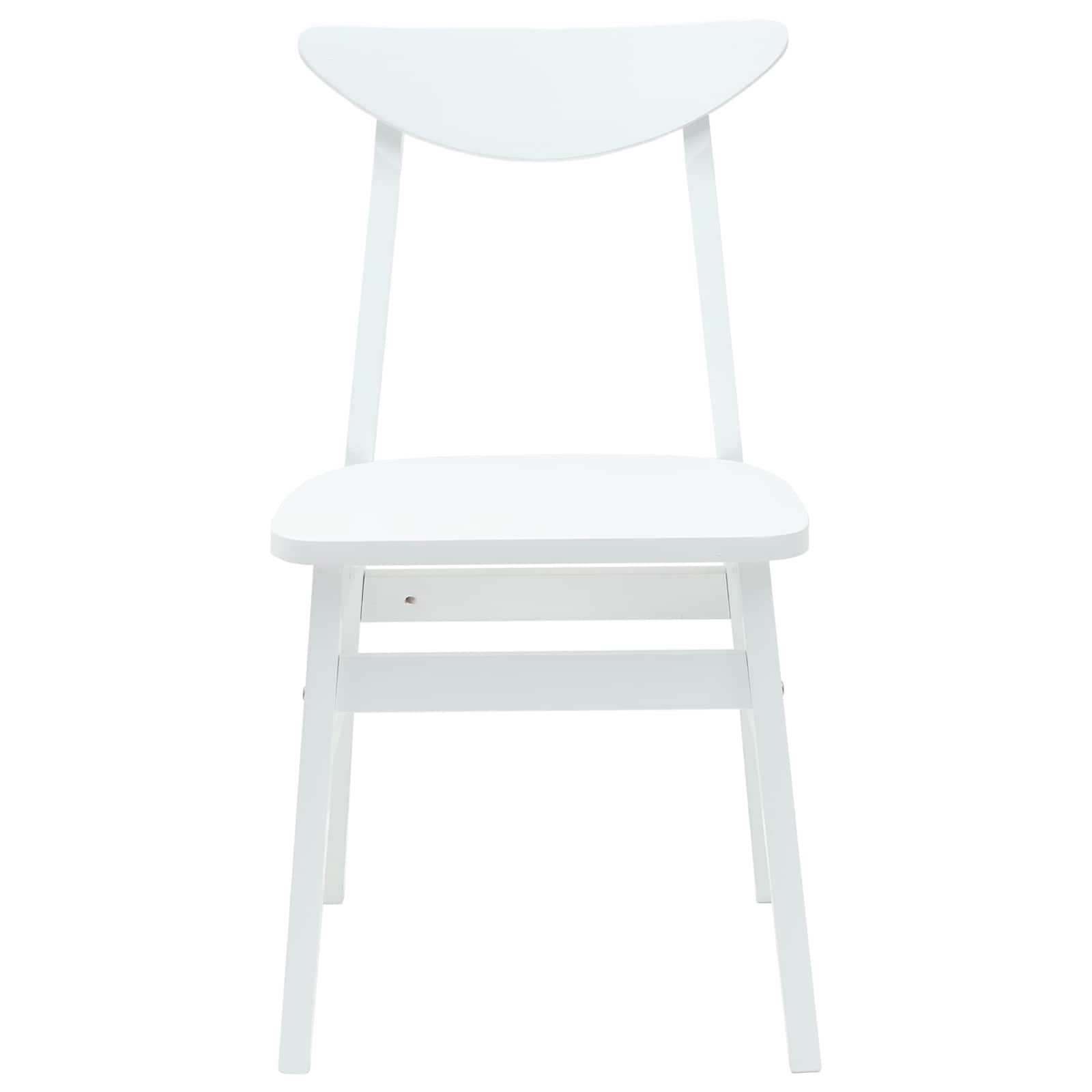 Chaises de salle à manger 2 pcs Blanc 42 x 47.5 x 81 cm - XIOS