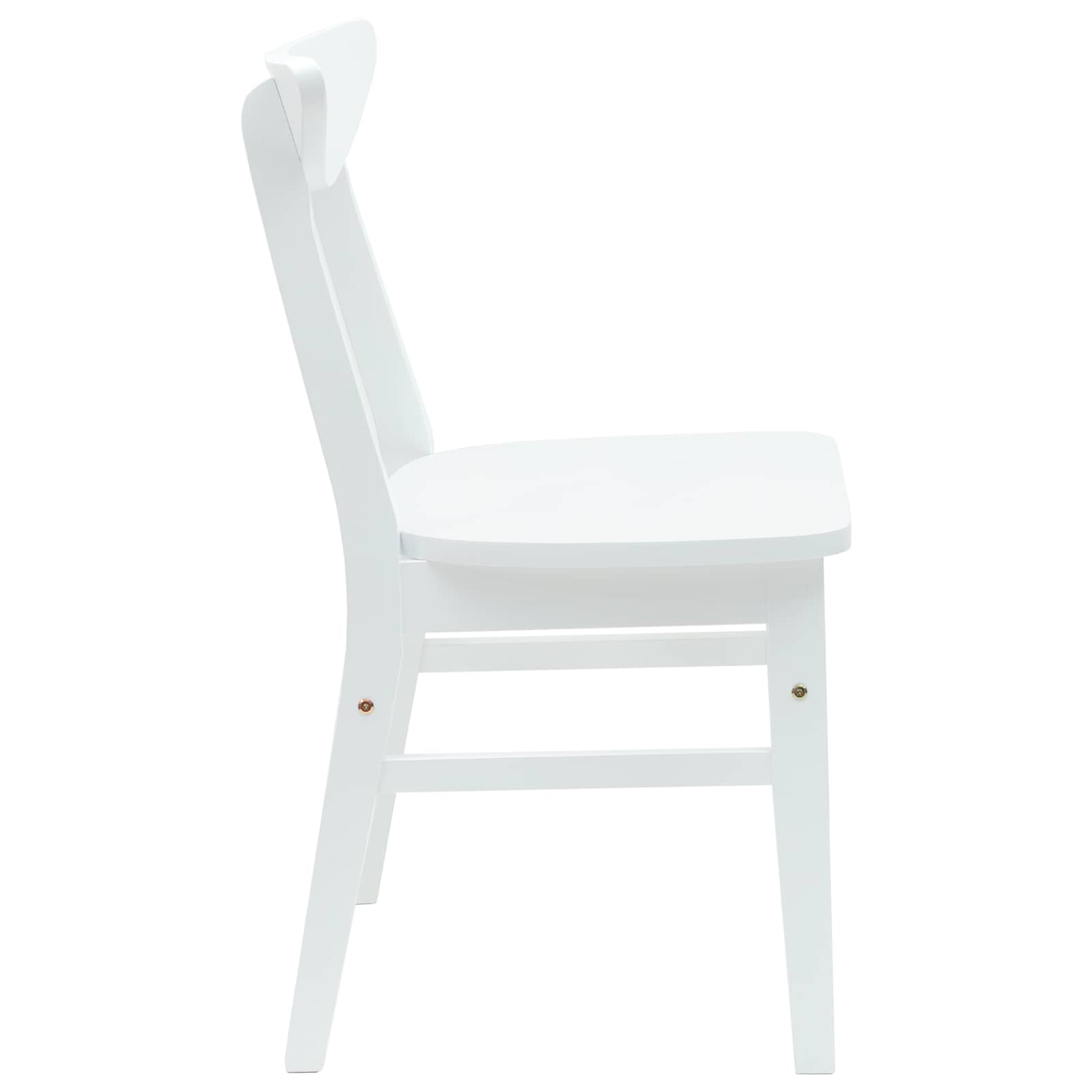 Chaises de salle à manger 2 pcs Blanc 42 x 47.5 x 81 cm - XIOS