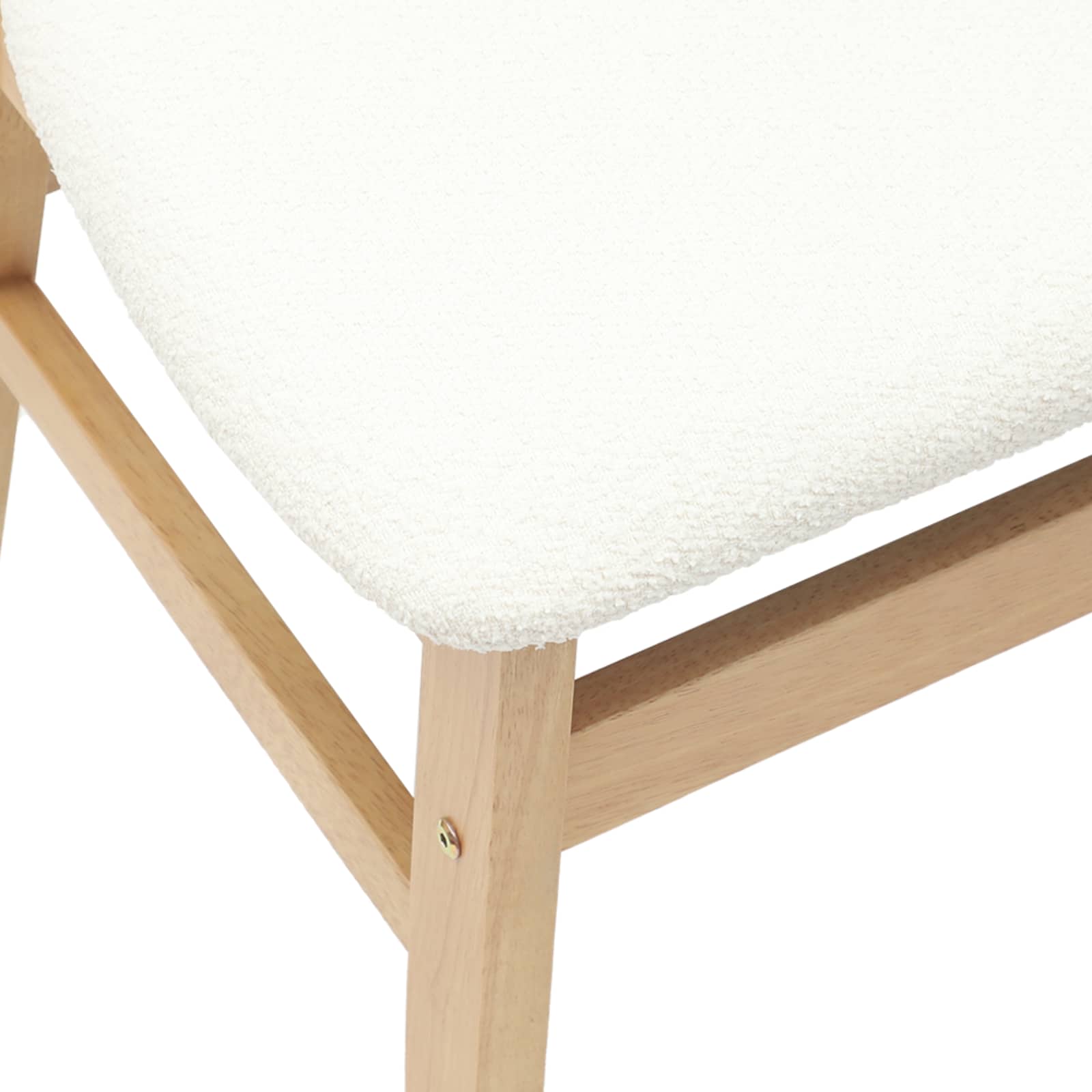 Chaises de salle à manger 2 pcs Naturel 42 x 47.5 x 81 cm - XIOS