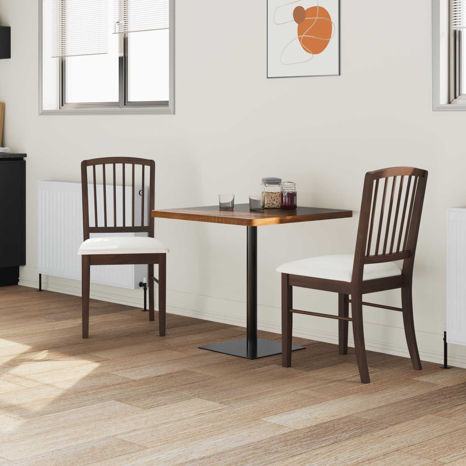 Chaises de salle à manger 2 pcs Marron Clair 50 x 52,5 x 91 cm - XIOS