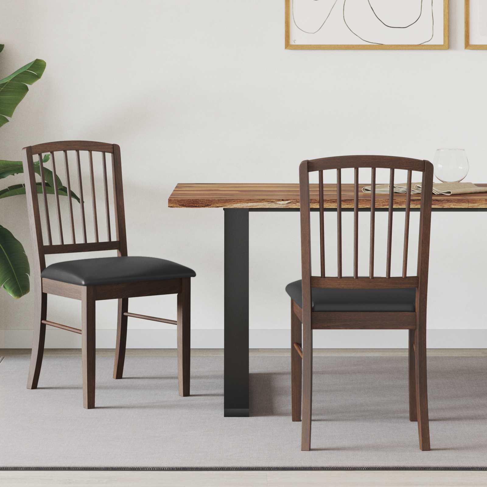 Chaises de salle à manger 2 pcs Marron Clair 50 x 52,5 x 91 cm - XIOS