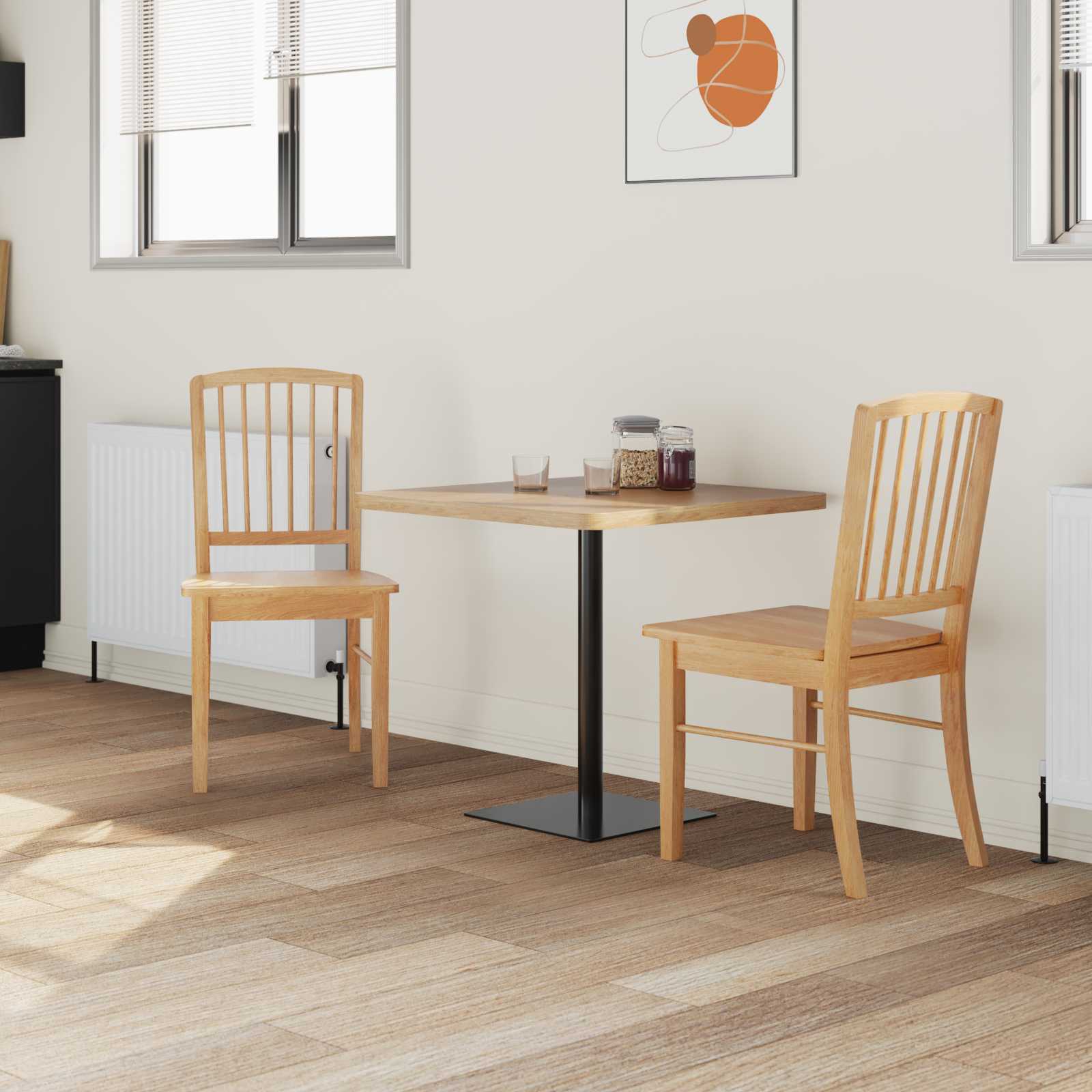 Chaises de salle à manger 2 pcs Naturel 50 x 52,5 x 91 cm - XIOS