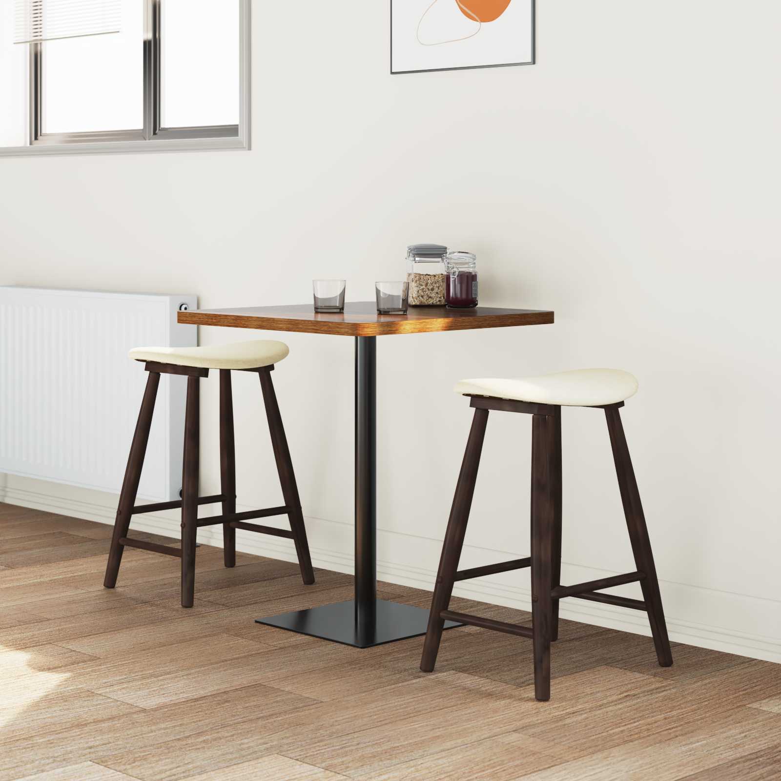 Chaises de salle à manger 2 pcs Marron Clair 46 x 37 x 63 cm - XIOS
