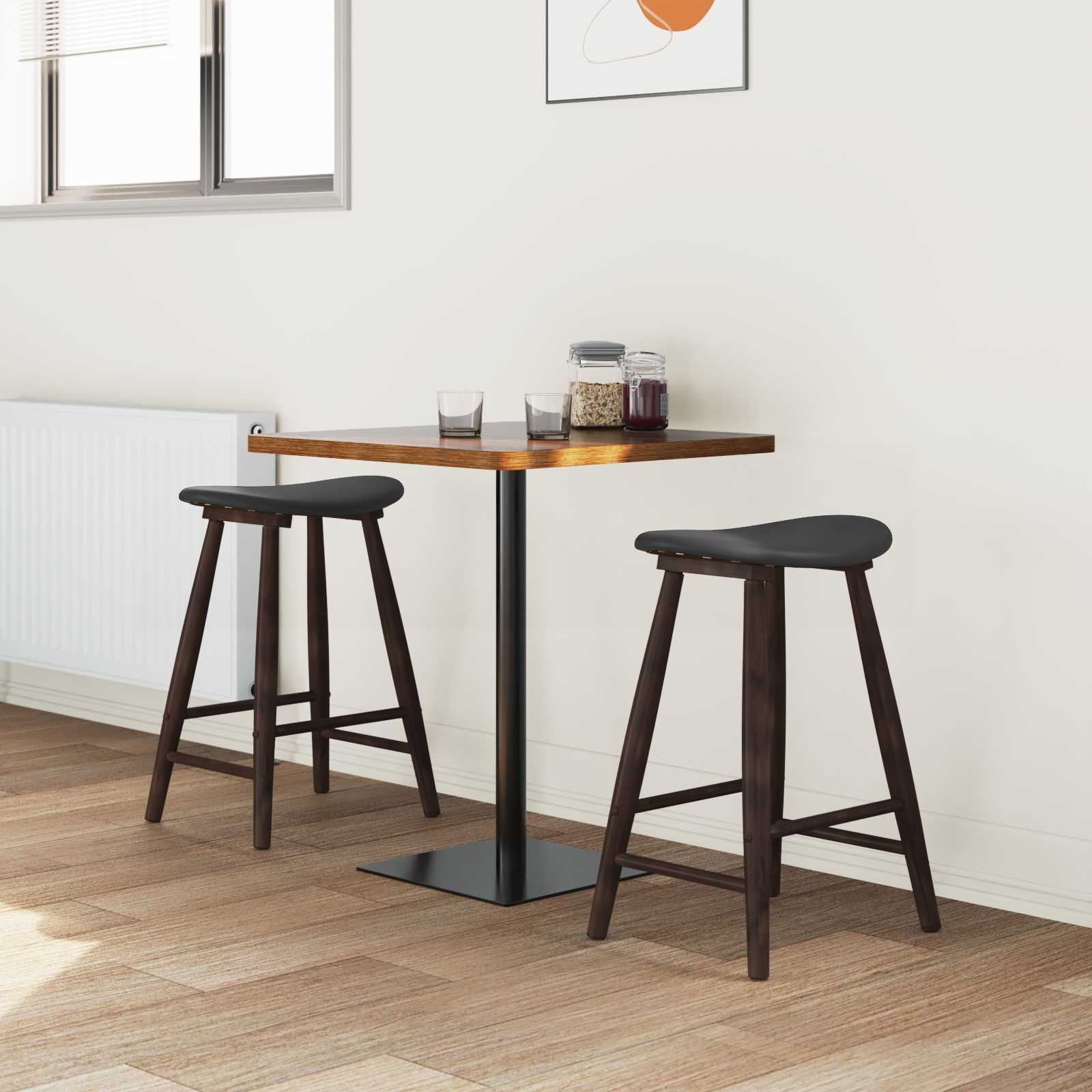 Chaises de salle à manger 2 pcs Marron Clair 46 x 37 x 63 cm - XIOS