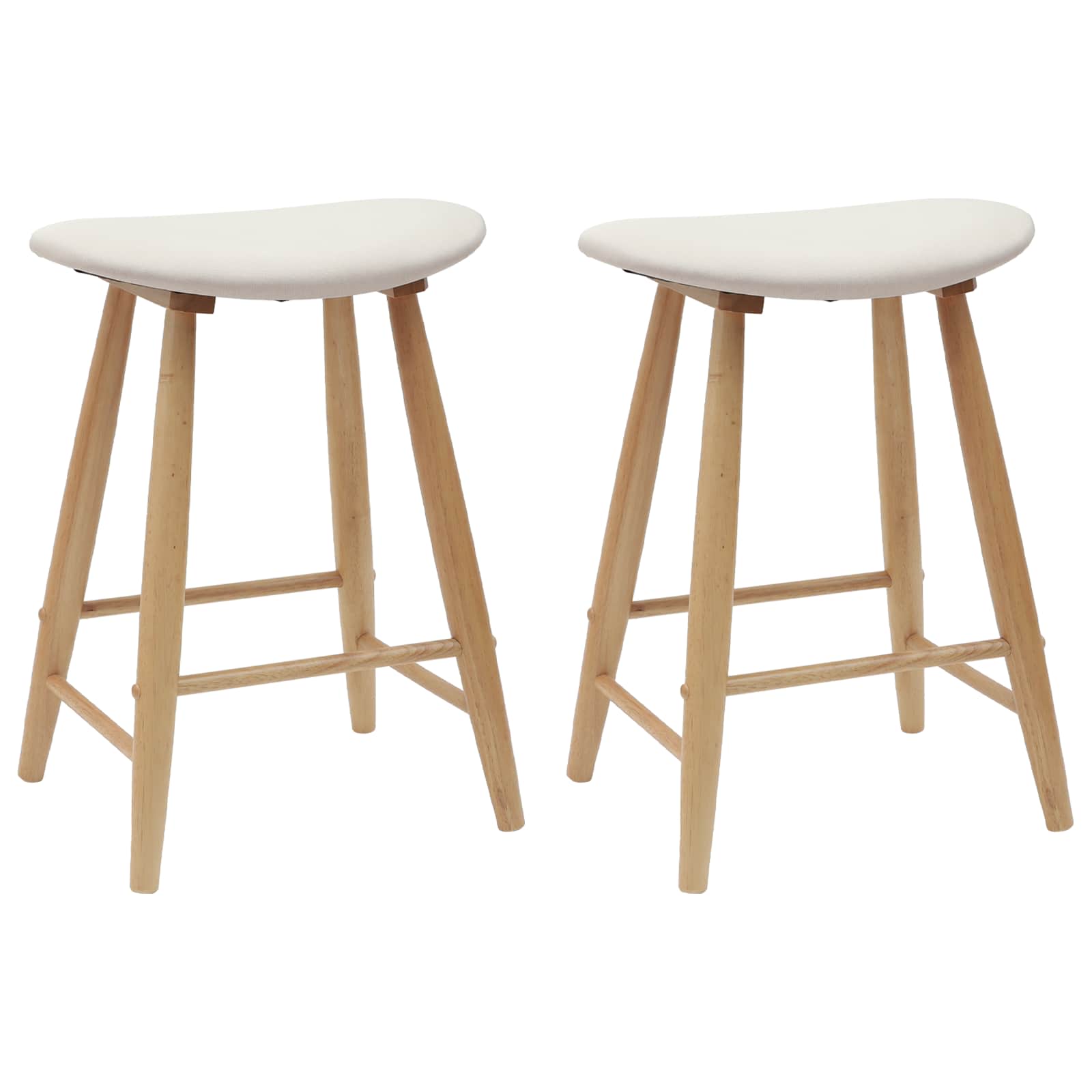 Chaises de salle à manger 2 pcs Naturel 46 x 37 x 63 cm - XIOS