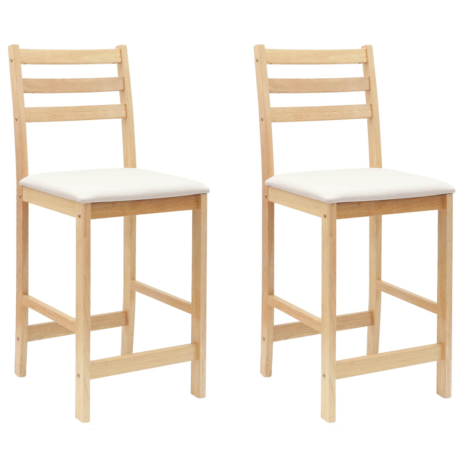 Chaises de salle à manger 2 pcs Naturel 40 x 47,5 x 99,5 cm - XIOS
